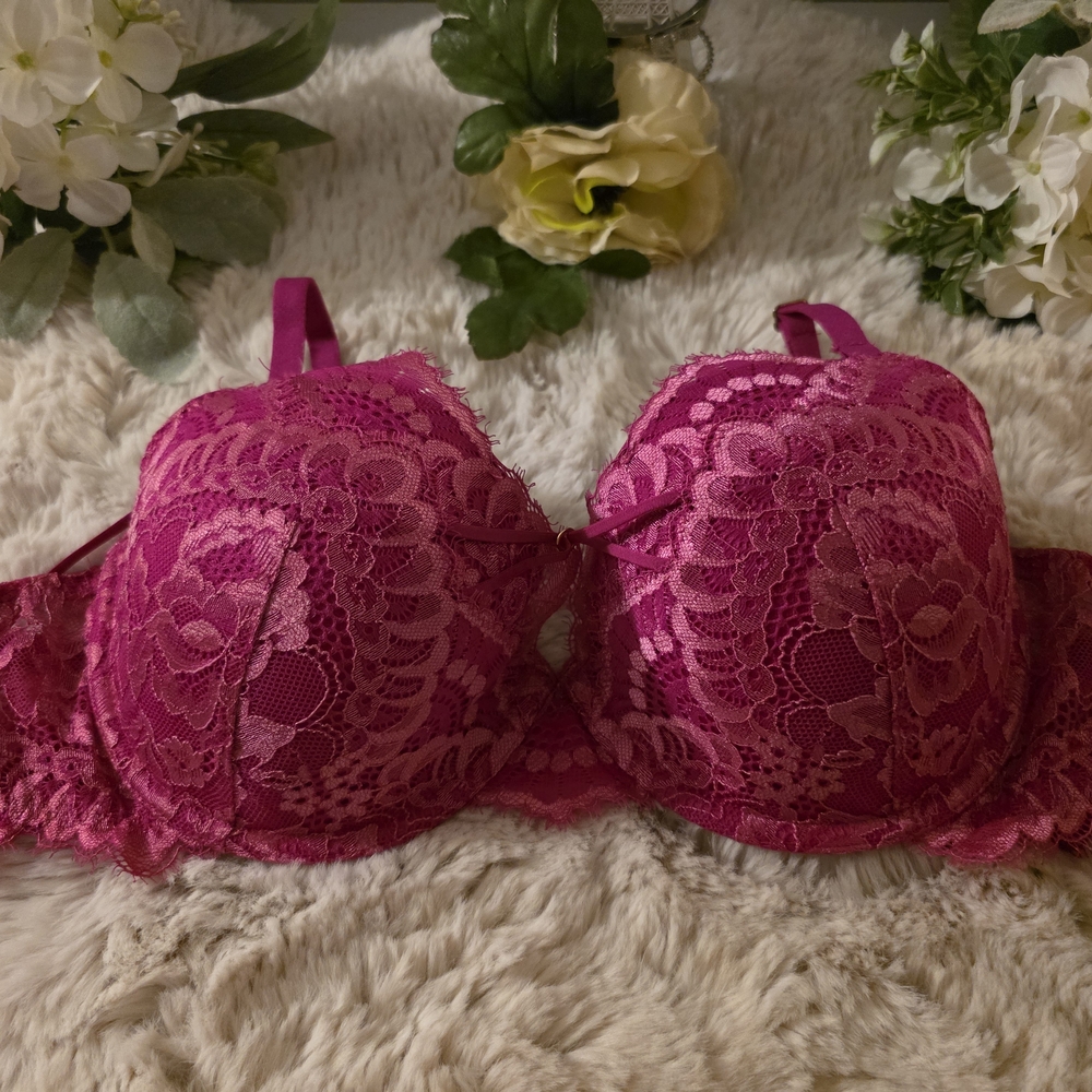 La Senza  Lace Underwire Bra - Fuchsia